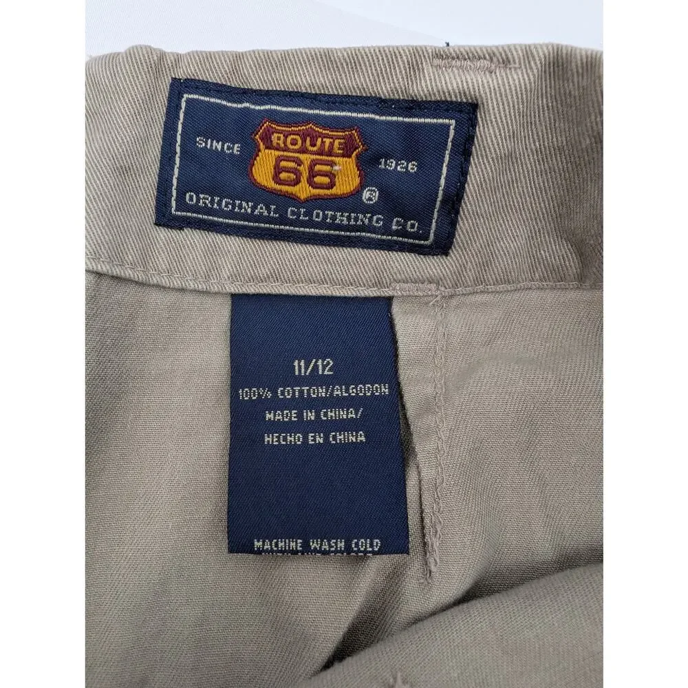 Route 66 Girls Tan Skirt 11/12 School Uniform Closet Staple